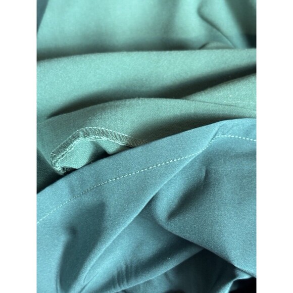 Black Halo Simona Cocktail Sheath Dress Green 12 Flutter Kimono Sleeve Midi - Picture 8 of 12